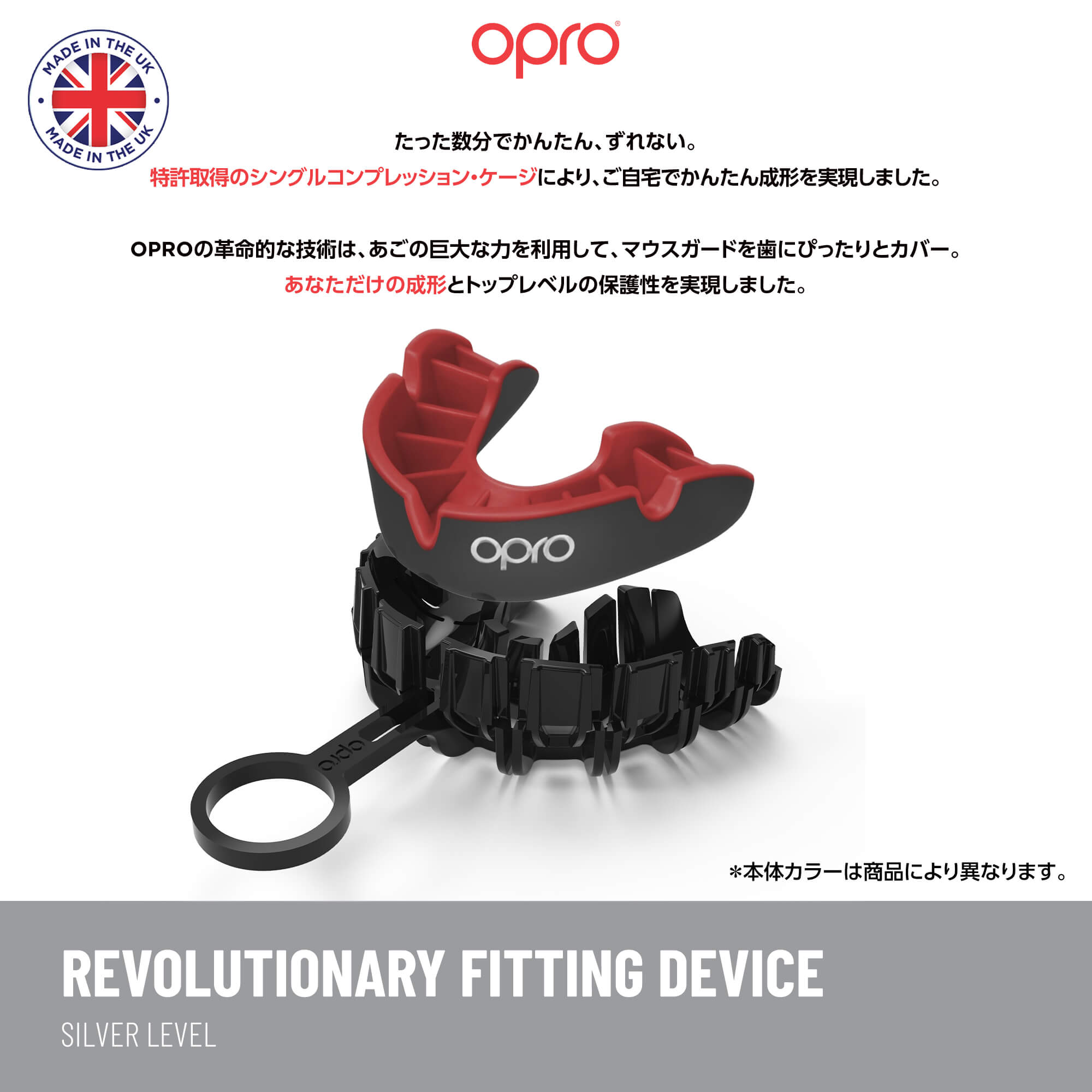 OPRO マウスガード スポーツ 格闘技 マウスピース ｜シルバー