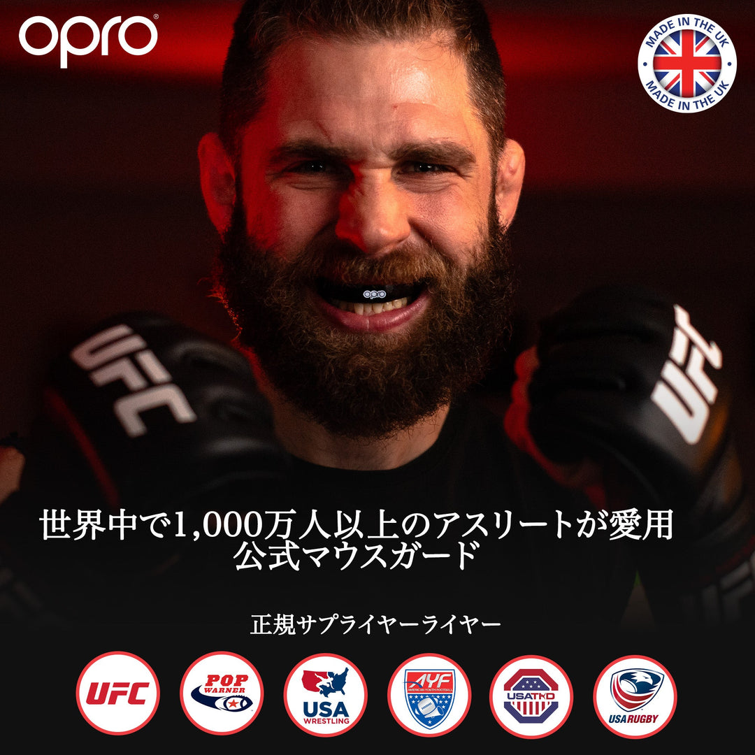 OPRO マウスガード インスタント カスタム フィット/クリア マウスピース - OPRO公式ストア