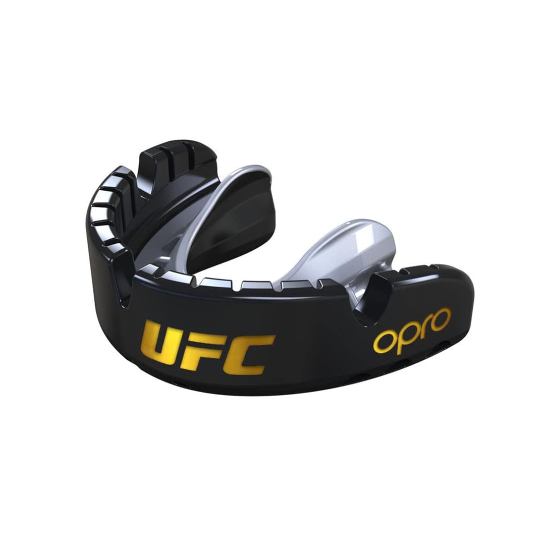 セルフフィット/ゴールドレベル/BRACES/UFC/黒&銀｜OPRO公式オストア｜マウスガード｜マウスピース – OPRO公式ストア